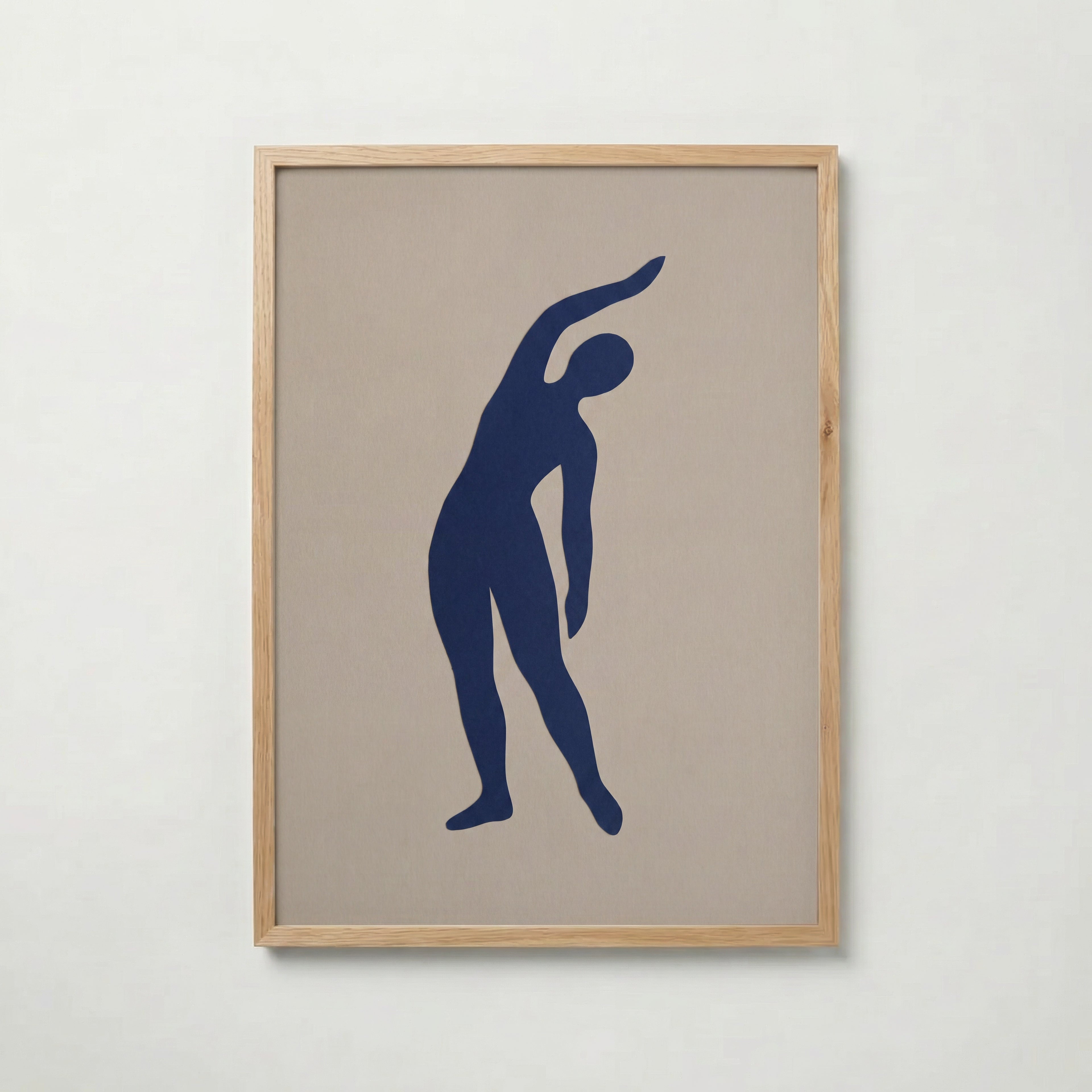 Blue Figure II Poster – ekram