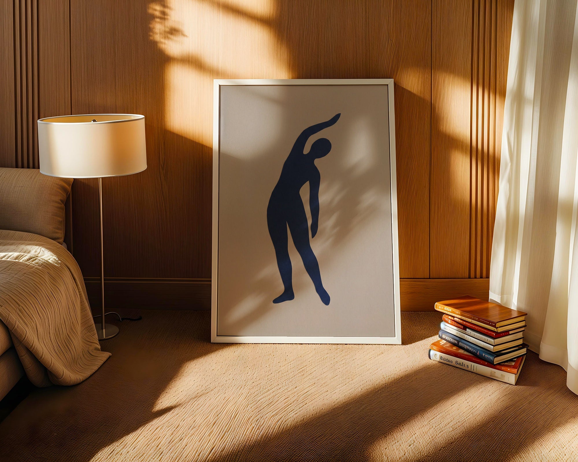 Blue Figure II Poster – i rum 2