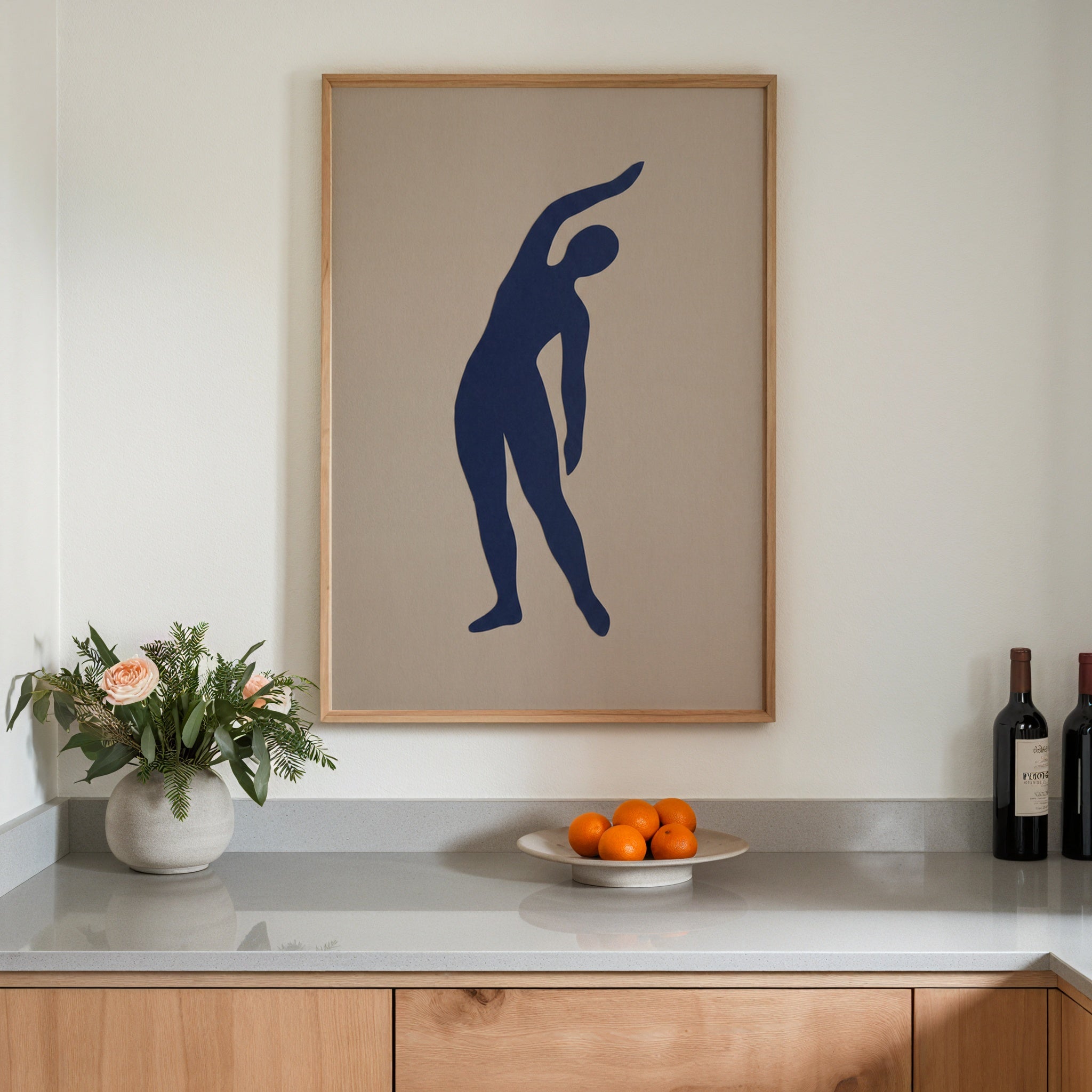Blue Figure II Poster – i rum 3
