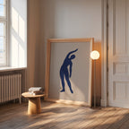 Blue Figure II Poster – i rum 4