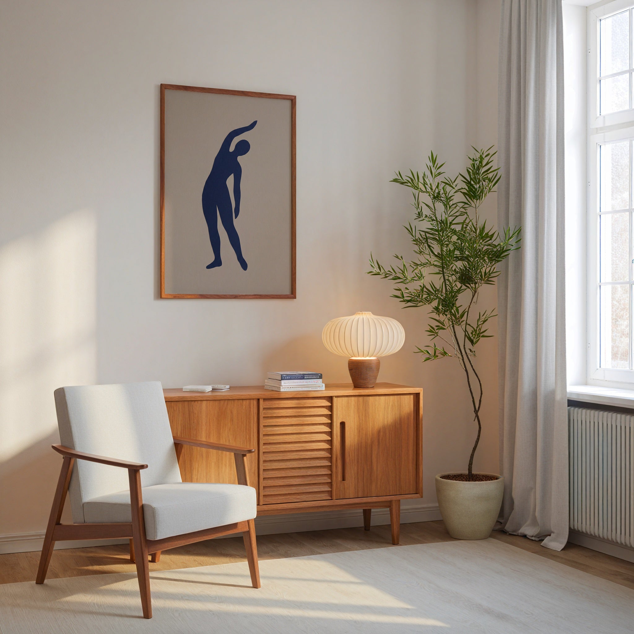 Blue Figure II Poster – i rum 5