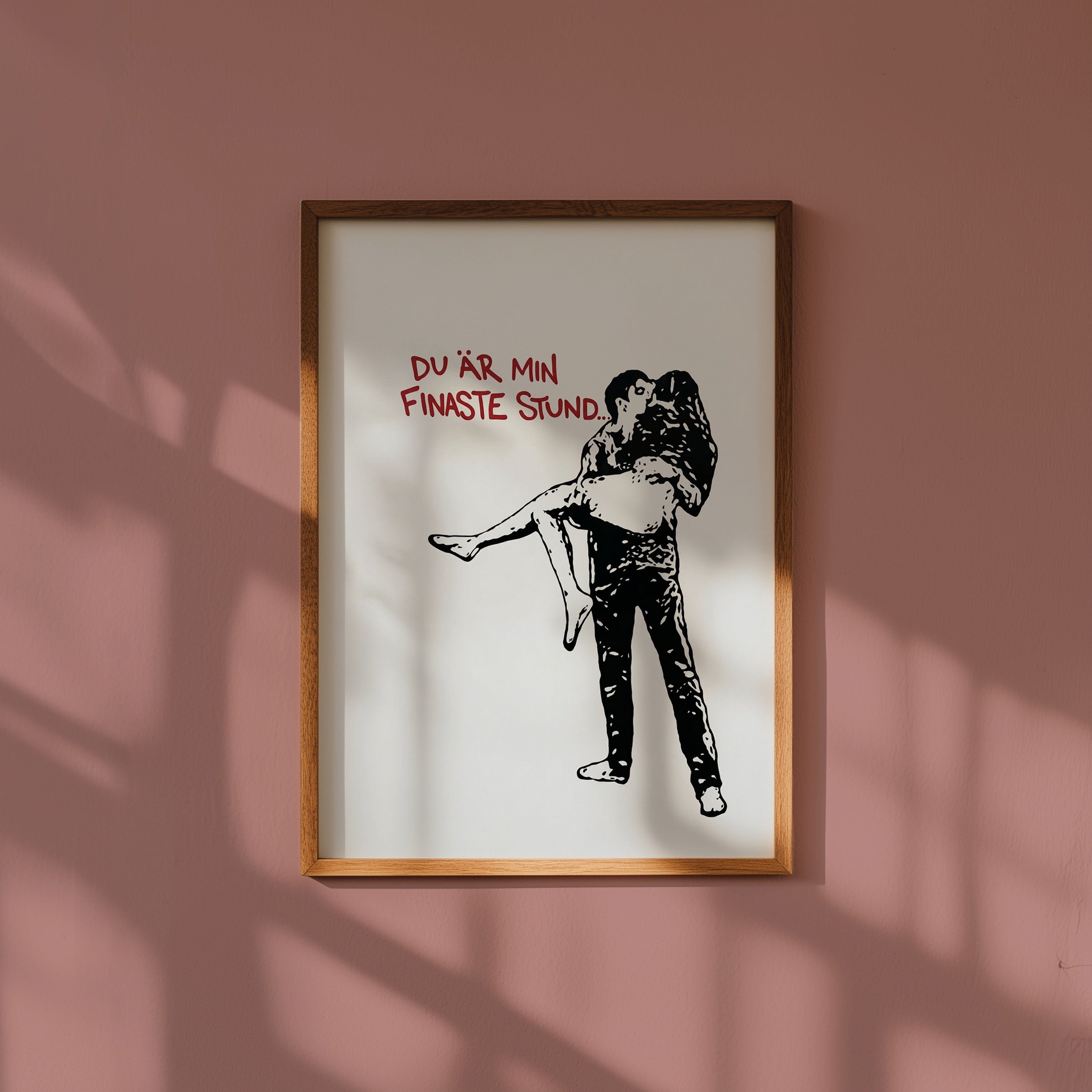 Du är min finaste stund – poster i stilren interiör