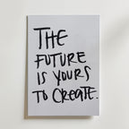 Future Is Yours Poster – canvas utan passepartout