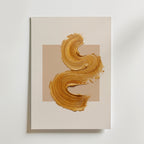Gilded Curve Poster – canvas utan passepartout