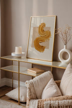 Gilded Curve Poster – i rum 3