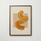 Gilded Curve Poster – valnötsram