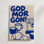 God Morgon Poster – canvas utan passepartout
