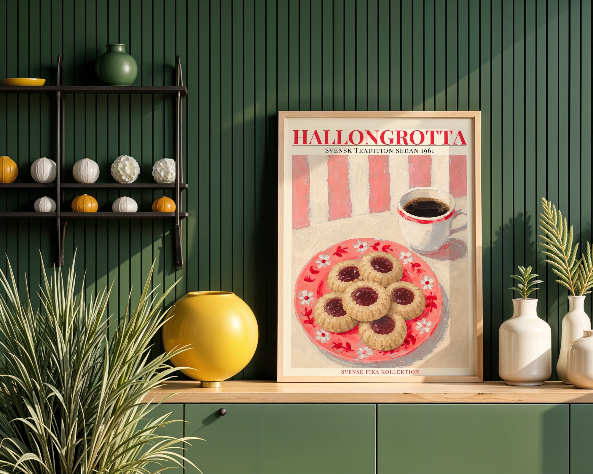 Hallongrotta Poster – i rum 1