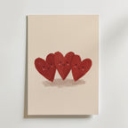 Heart Friends Poster – canvas utan passepartout