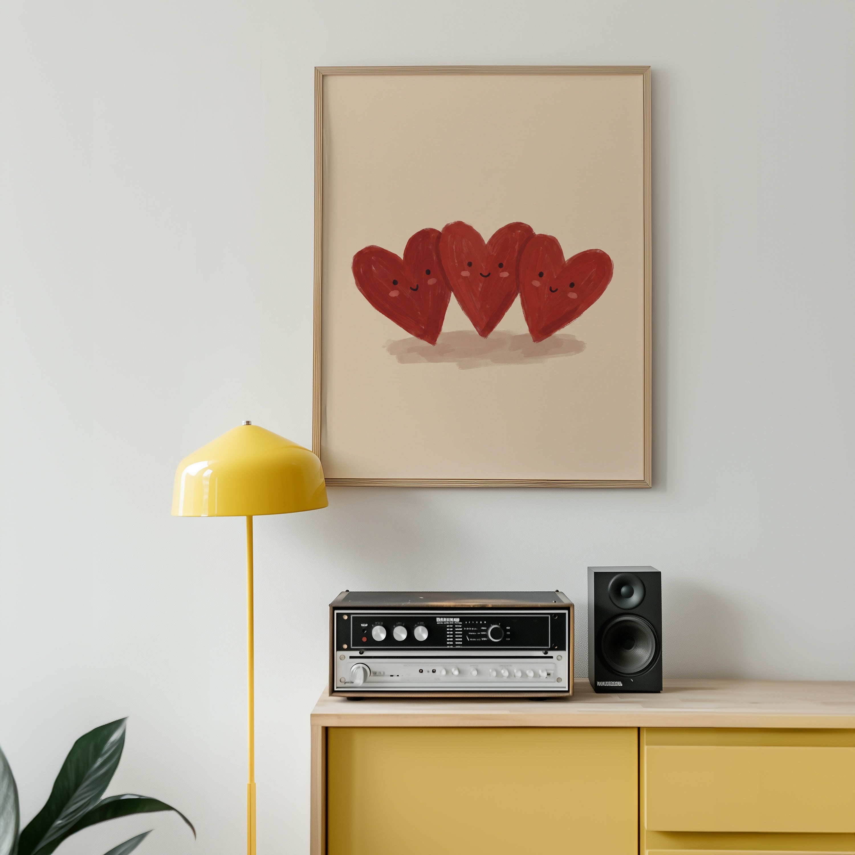 Heart Friends Poster – i rum 3