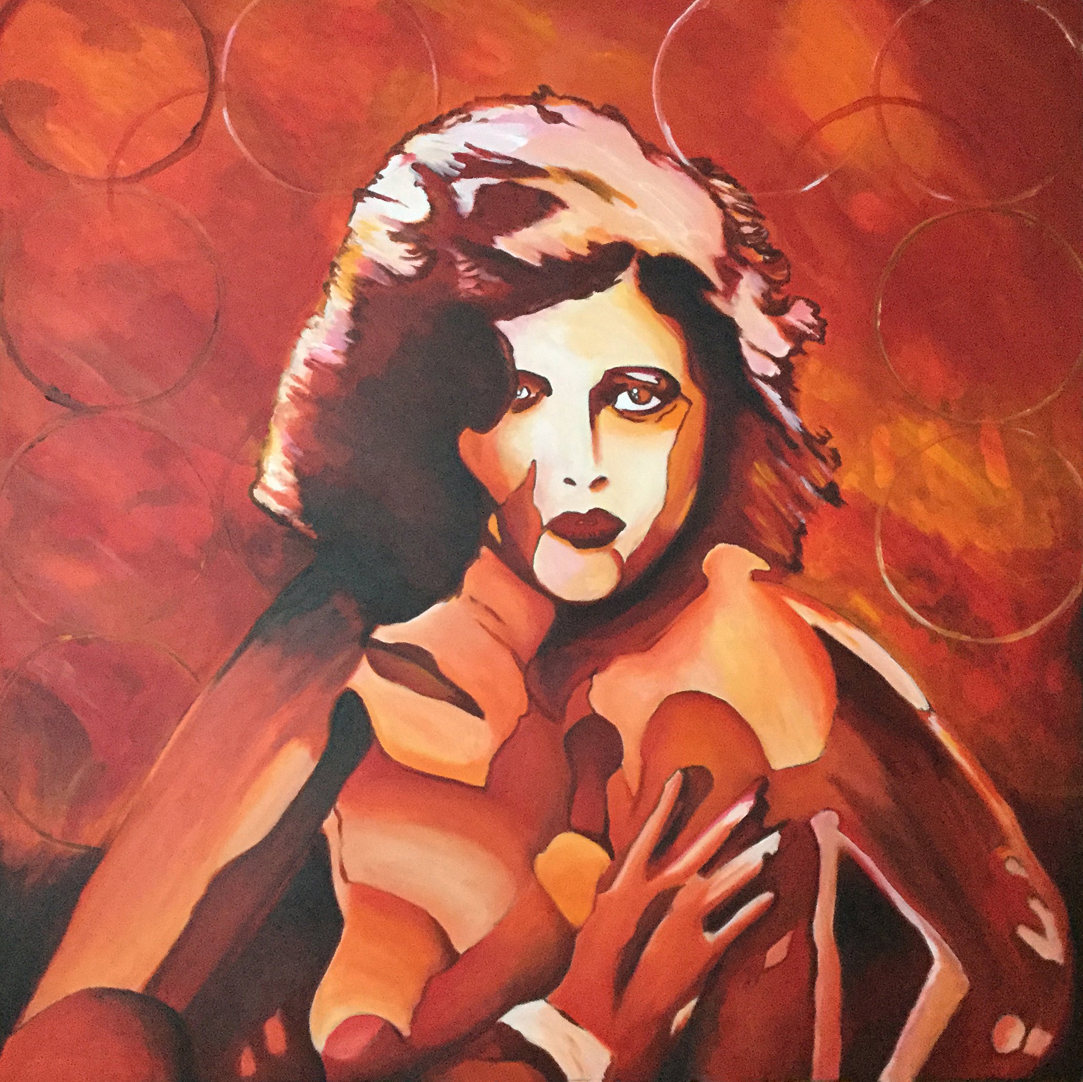 Lady on fire – originalverk av Tony Nilsson