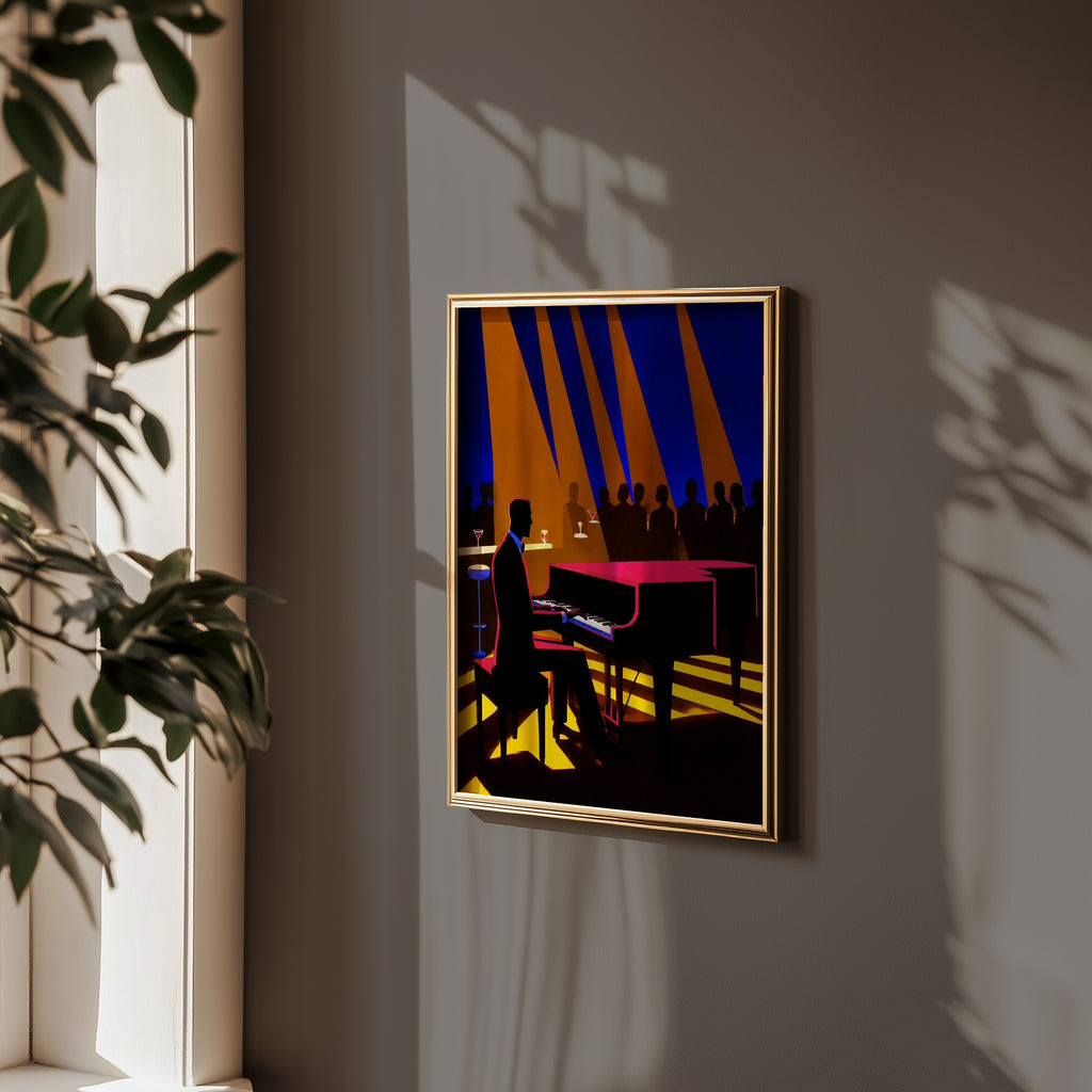 Calm and Collective Jazz Poster – i rum 2