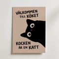 Kocken Är En Katt Poster – canvas utan passepartout