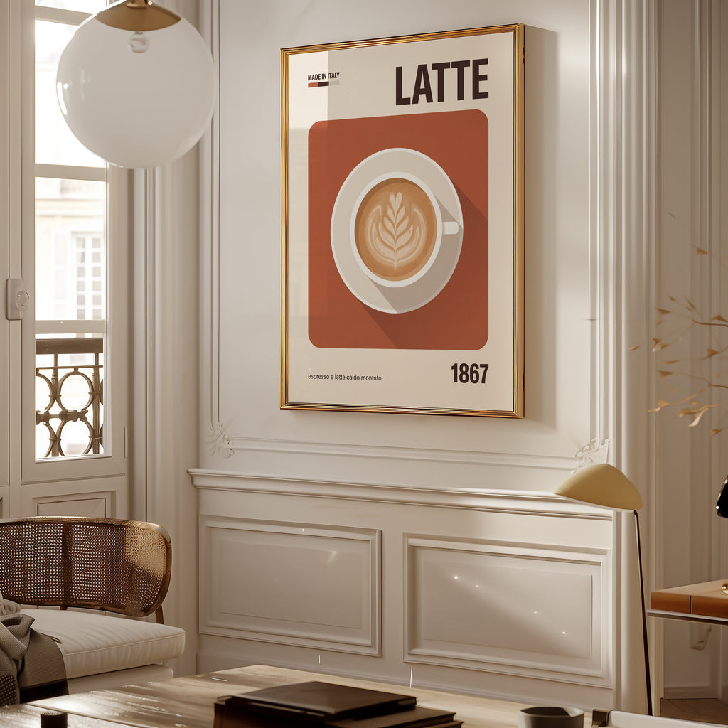 Caffè Latte Poster – i rum 2