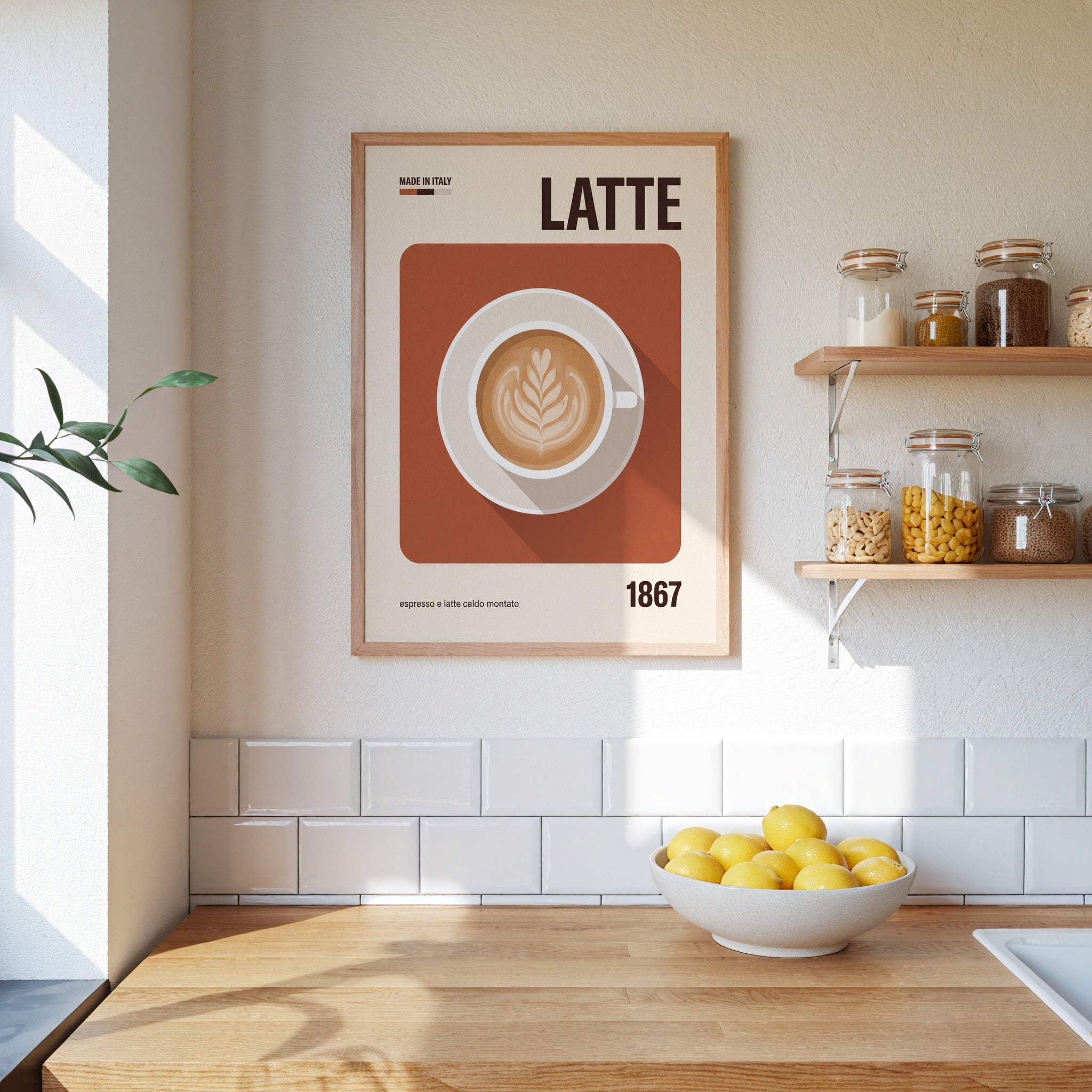 Caffè Latte Poster – i rum 4