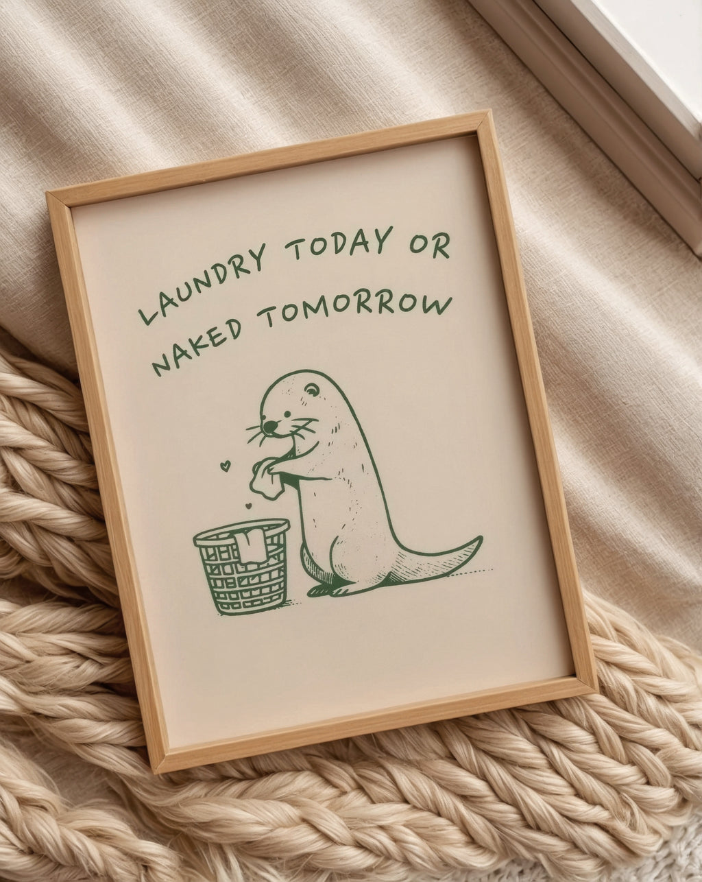 Laundry Today or Naked Tomorrow Poster - i rum 3