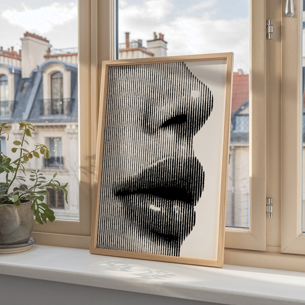 Line Portrait Poster – i rum 4
