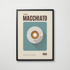 Caffè Macchiato Poster – svart ram