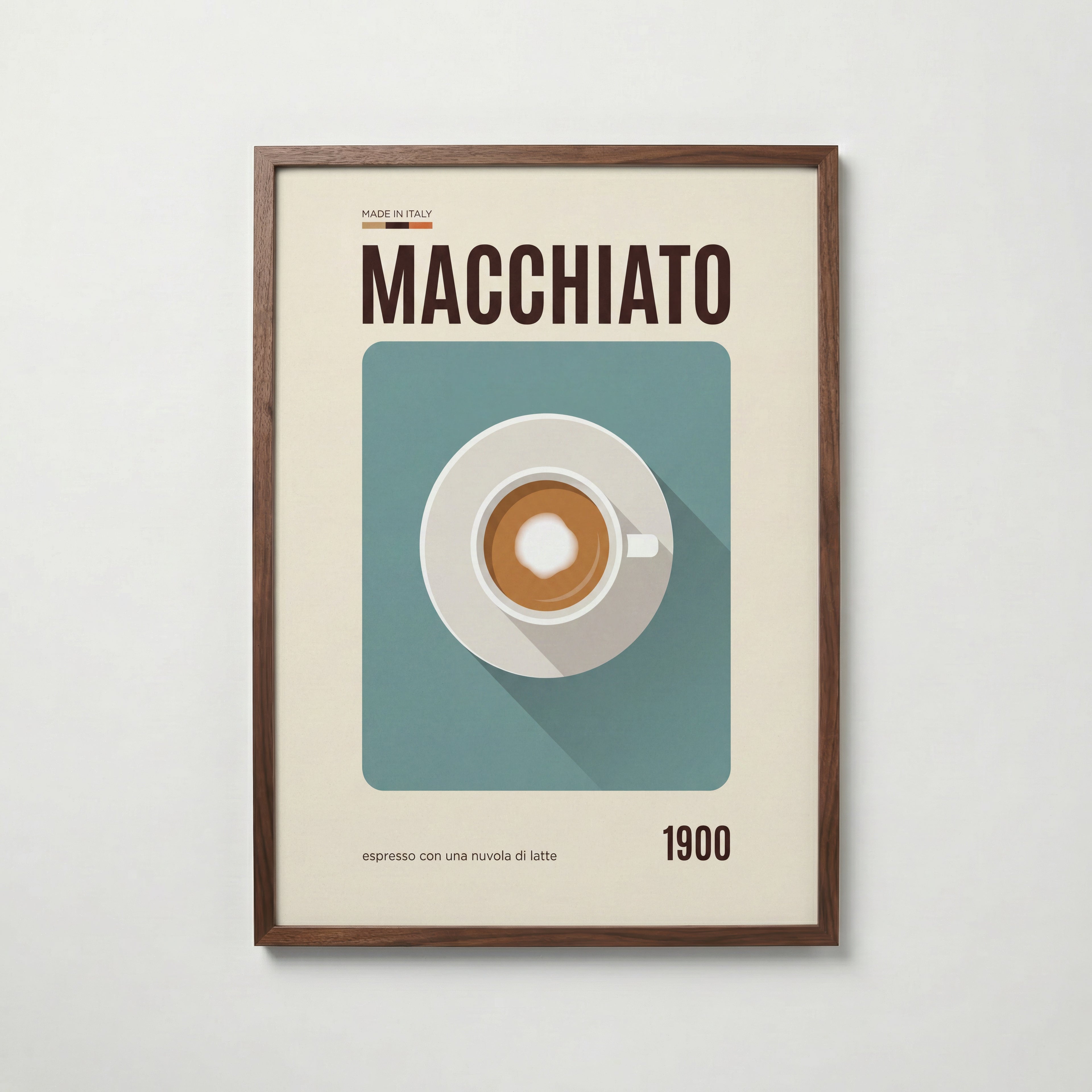 Caffè Macchiato Poster – valnötsram