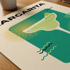 Margarita Poster – närbild på papper