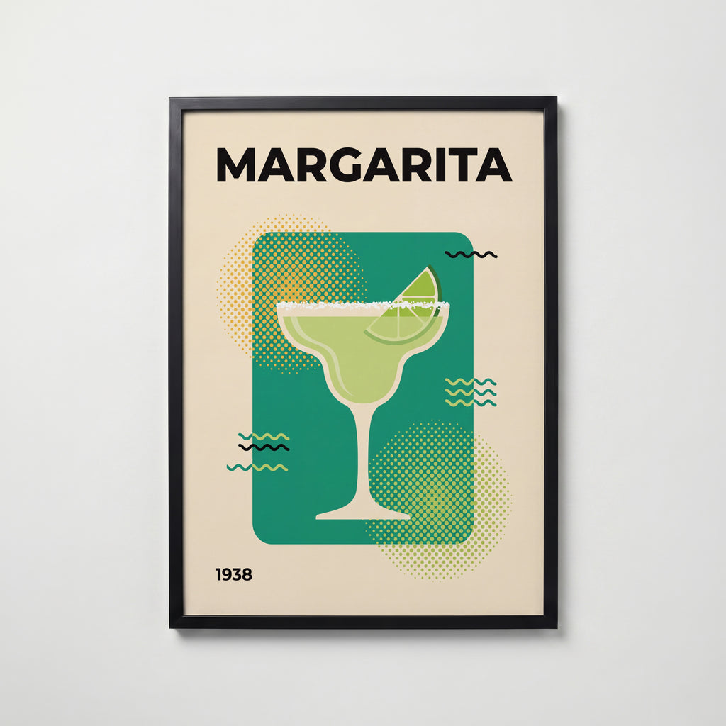 Margarita Poster – svart ram