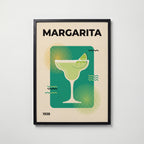 Margarita Poster – svart ram
