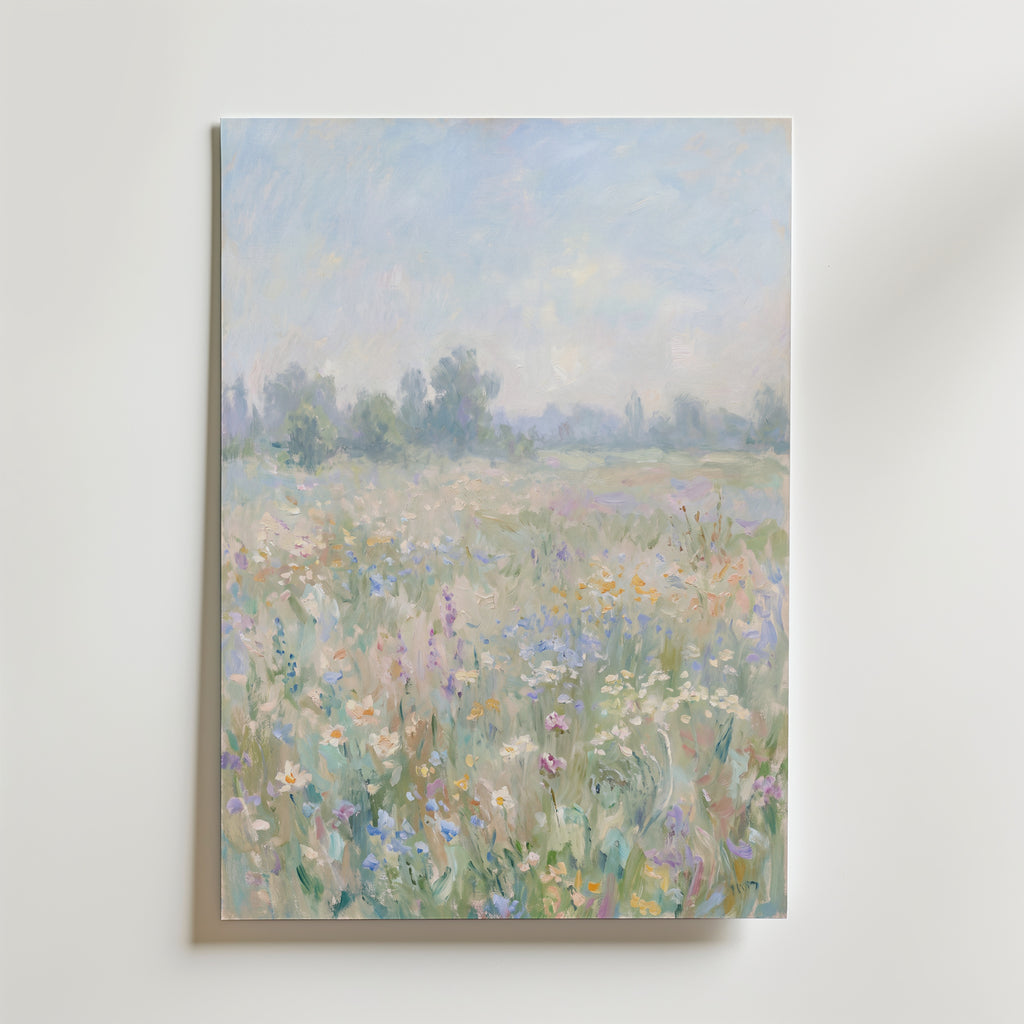 Summer Meadow Poster – canvas utan passepartout