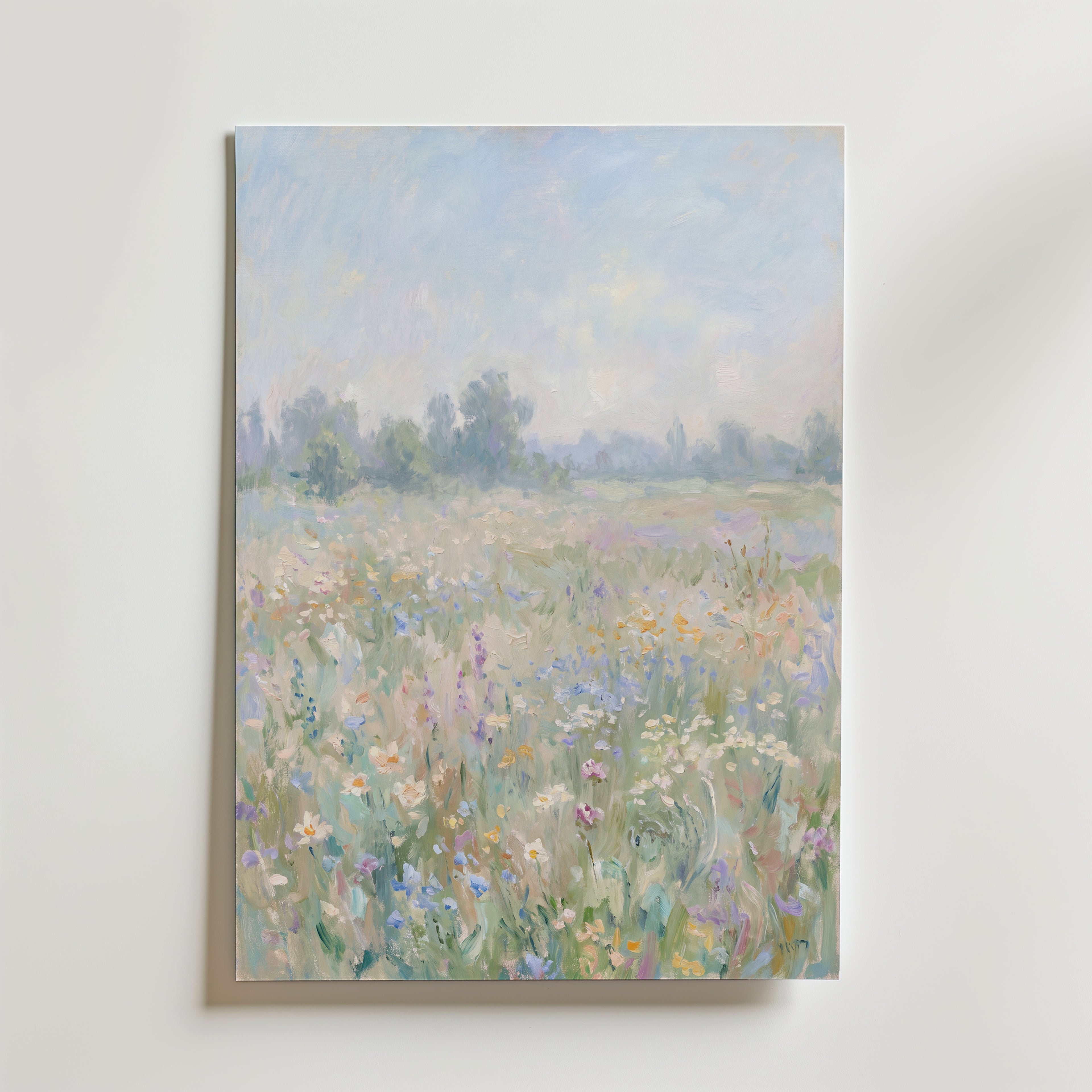 Summer Meadow Poster – canvas utan passepartout