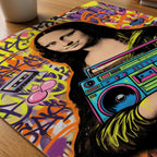 Mona Beats Poster – närbild på papper