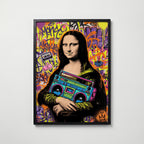 Mona Beats Poster – svart ram