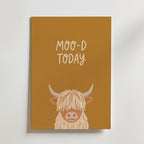 Moo-D Today Poster – canvas utan passepartout