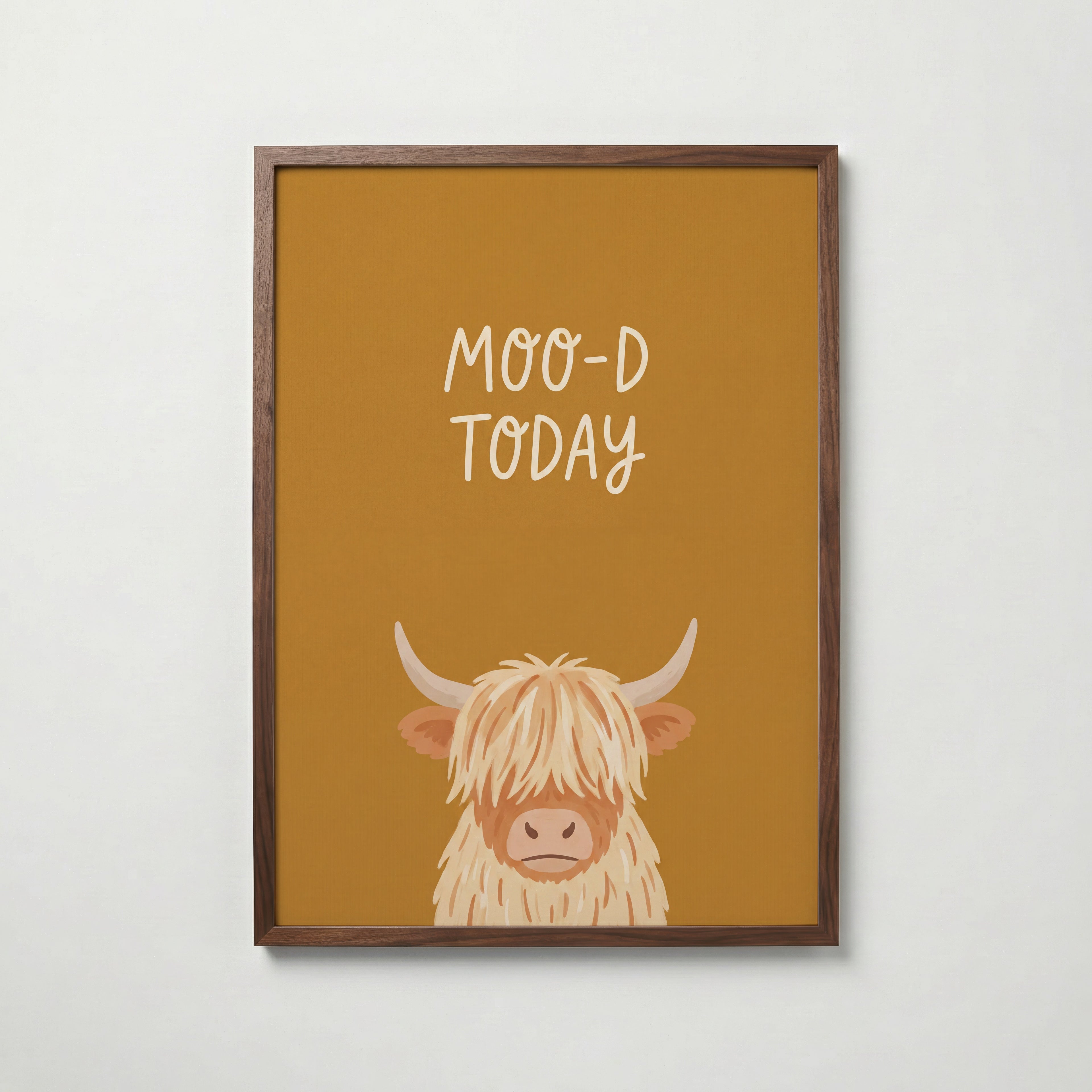 Moo-D Today Poster – valnötsram