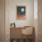 Desert Moon Poster – i rum 3