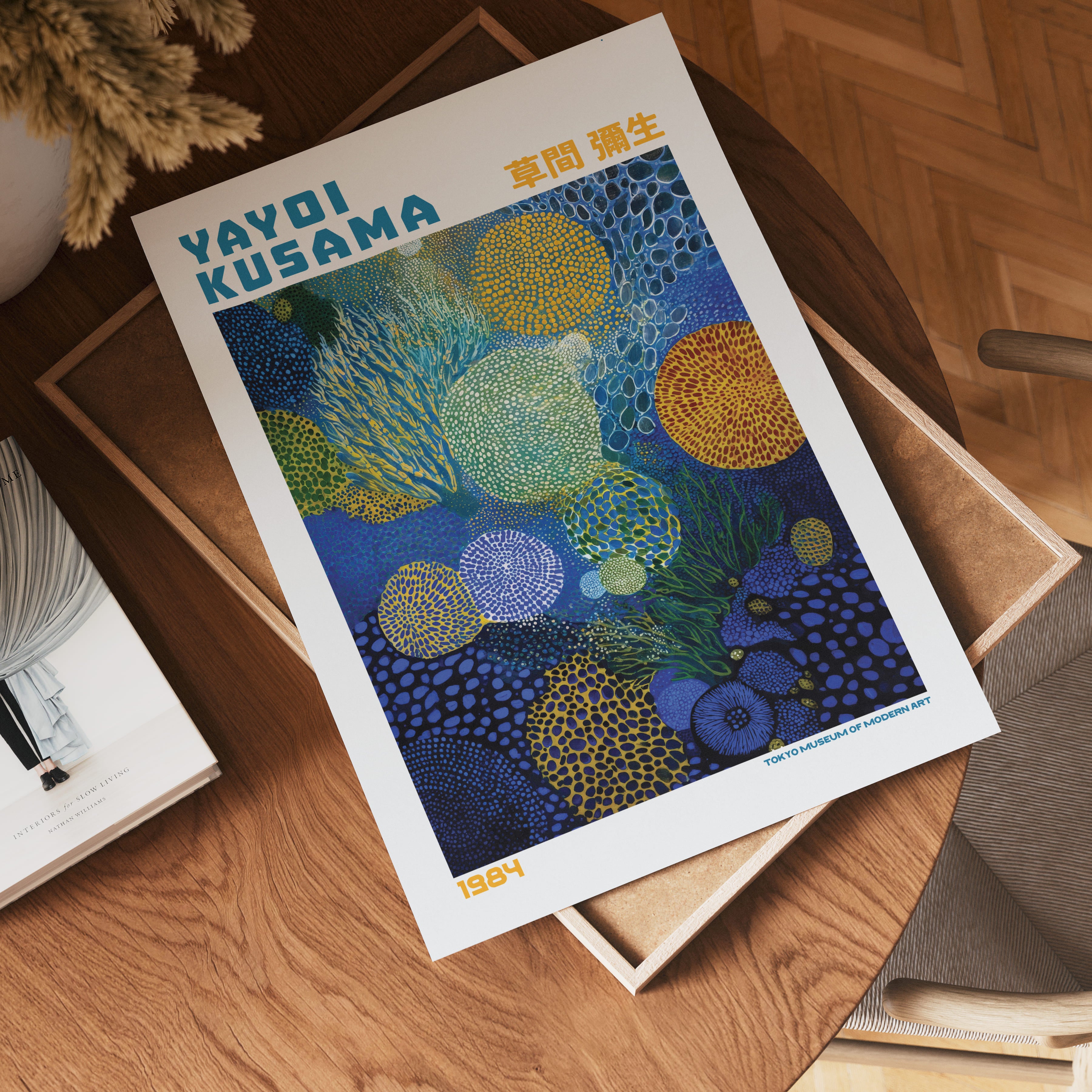 Yayoi Kusama Ocean Bloom 1984 Poster