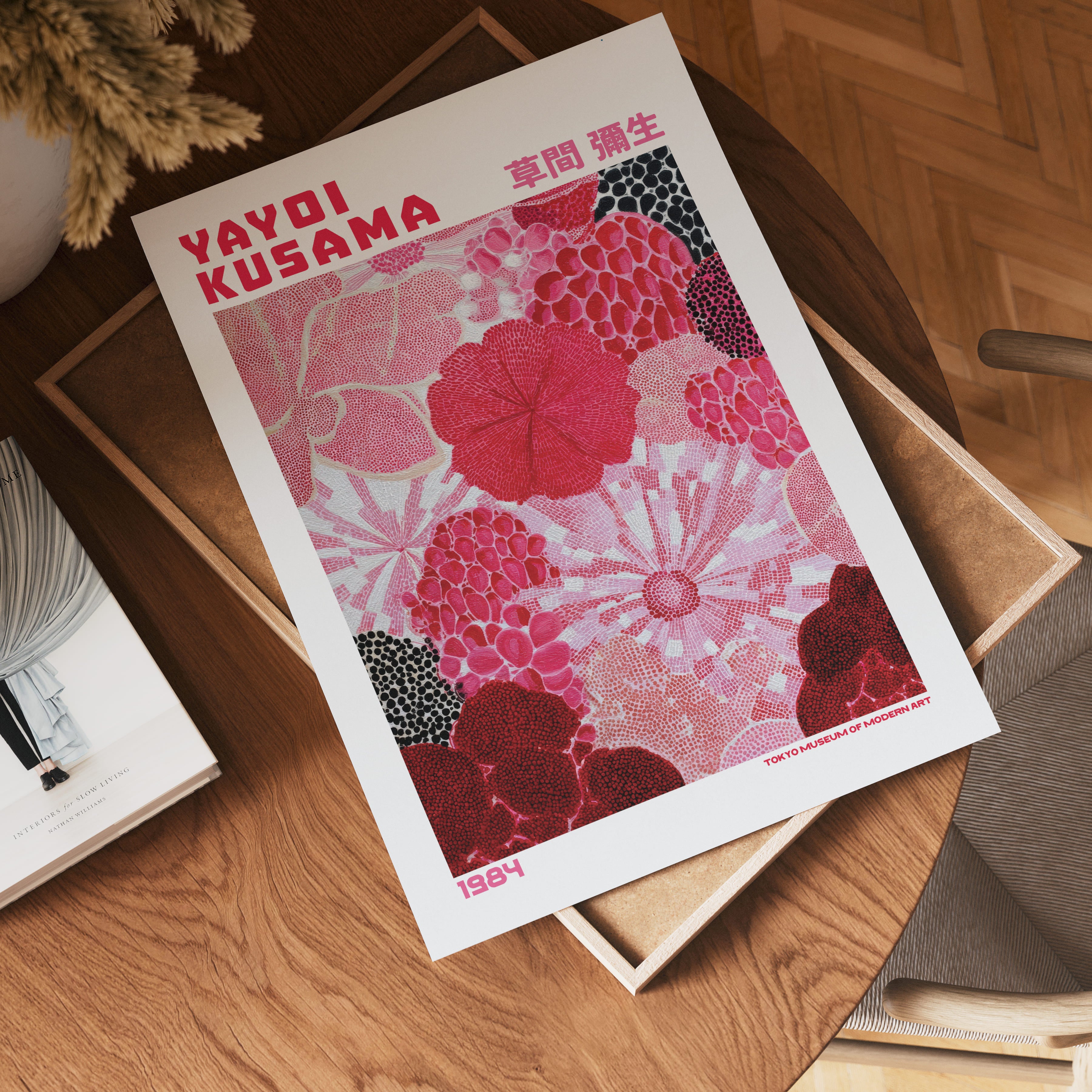 Yayoi Kusama Blushing Petals 1984 Poster