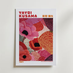 Yayoi Kusama Scarlet Petals 1984 Poster