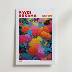 Yayoi Kusama Radiant Garden Burst 1984 Poster