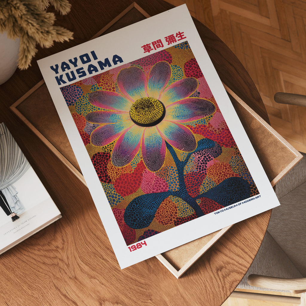 Yayoi Kusama Spectrum Daisy Dream 1984 Poster