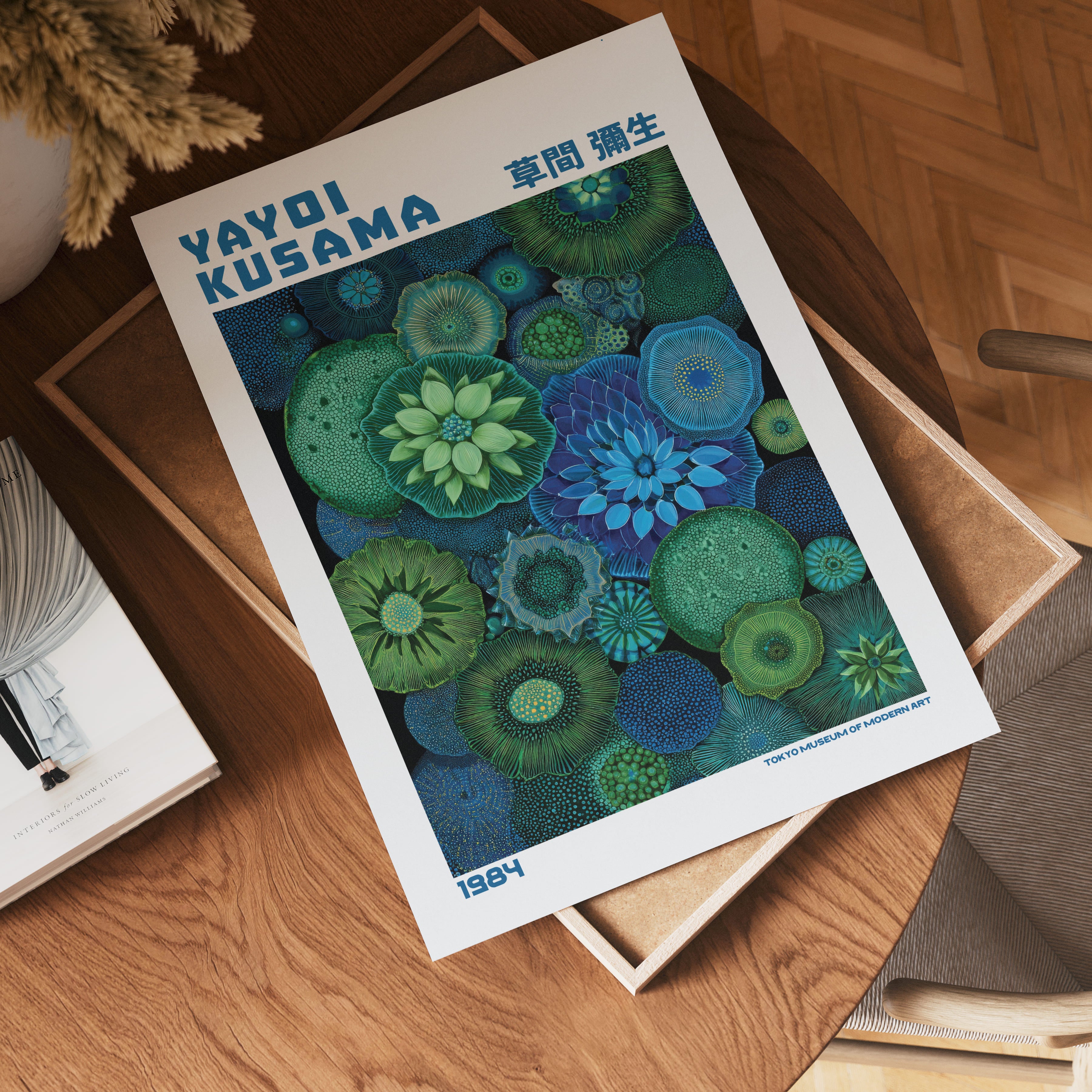 Yayoi Kusama Midnight Bloom 1984 Poster