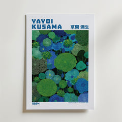 Yayoi Kusama Emerald Lotus Field 1984 Poster