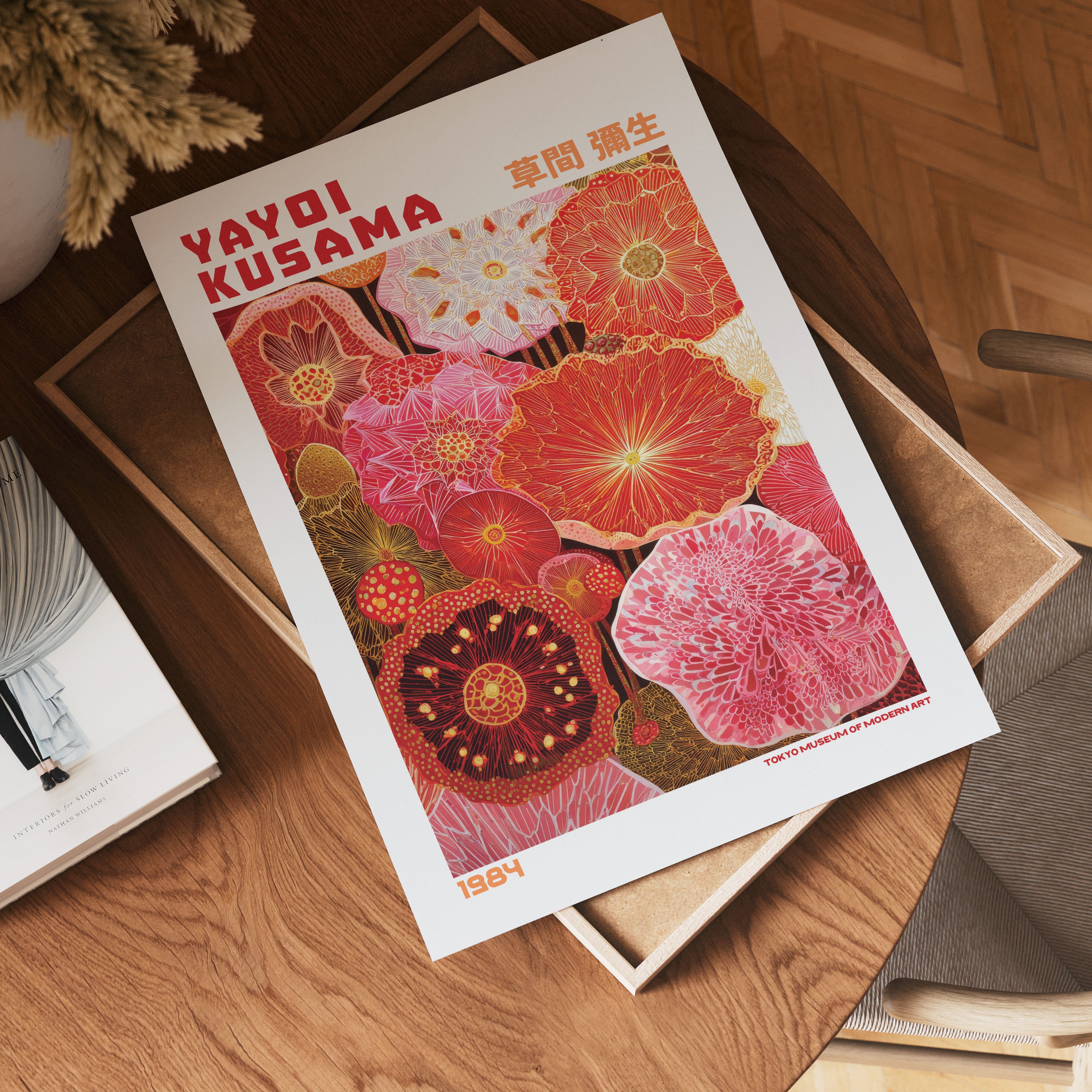 Yayoi Kusama Blossoming Infinity 1984 Poster