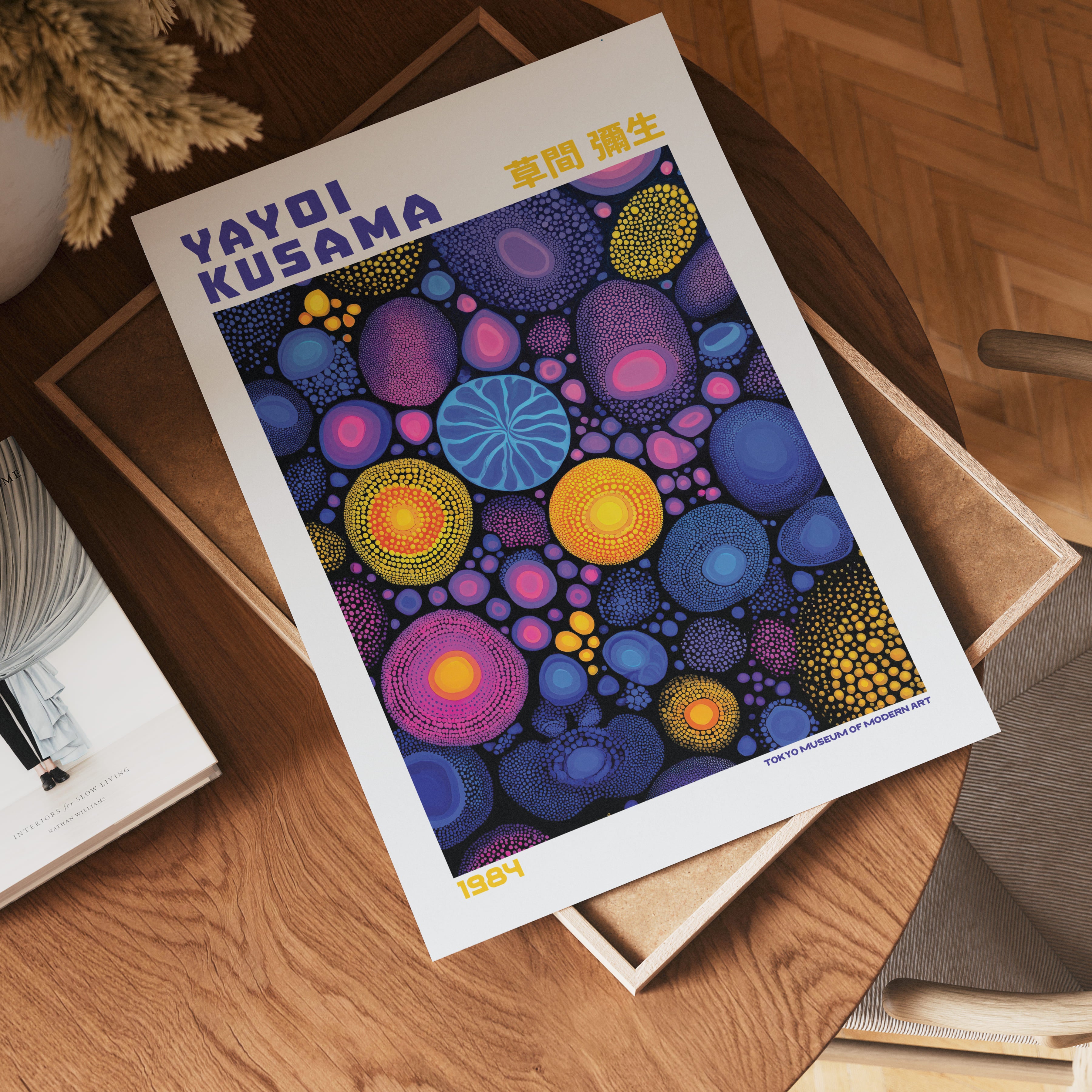 Yayoi Kusama Radiant Dots 1984 Poster