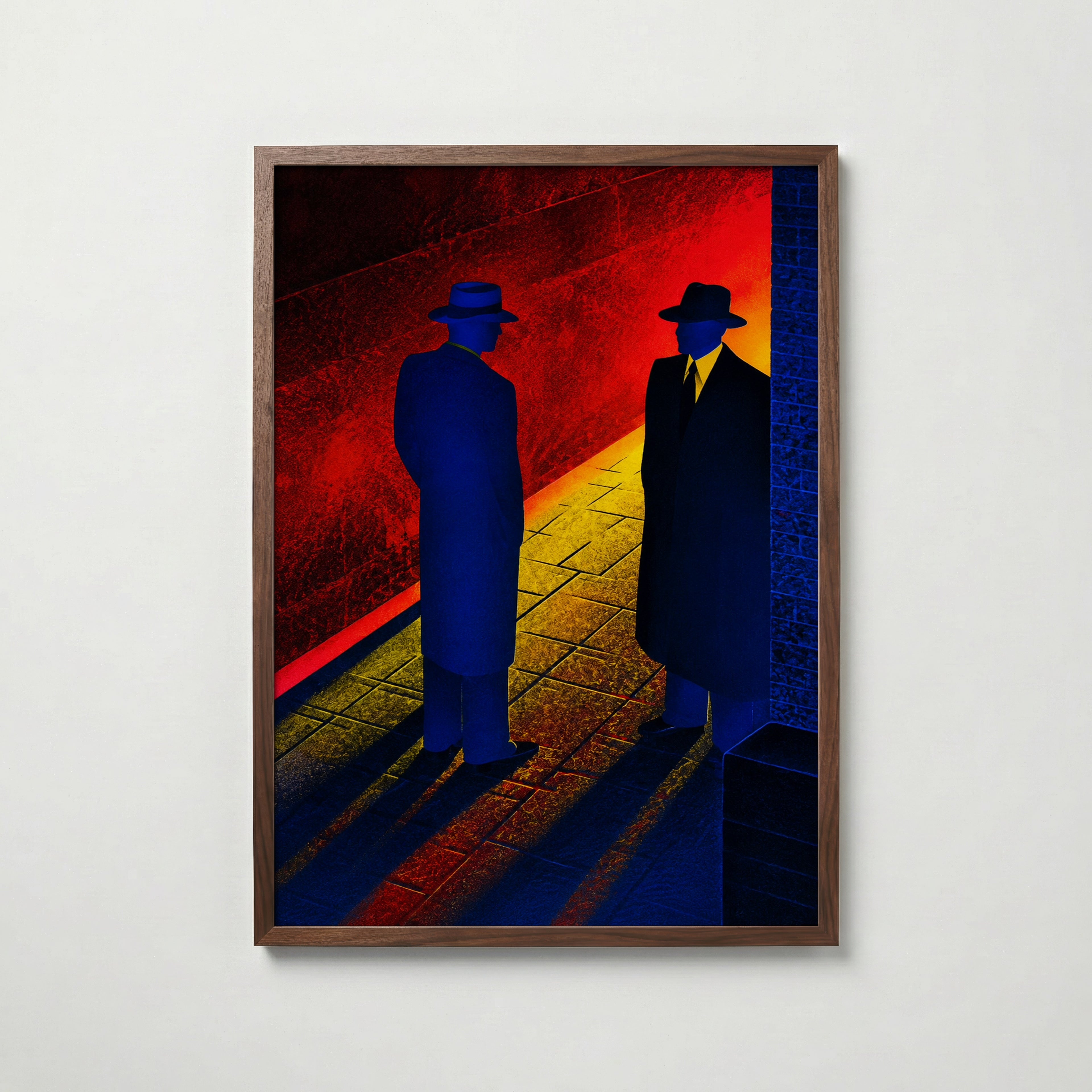 Noir Meeting Poster – valnötsram