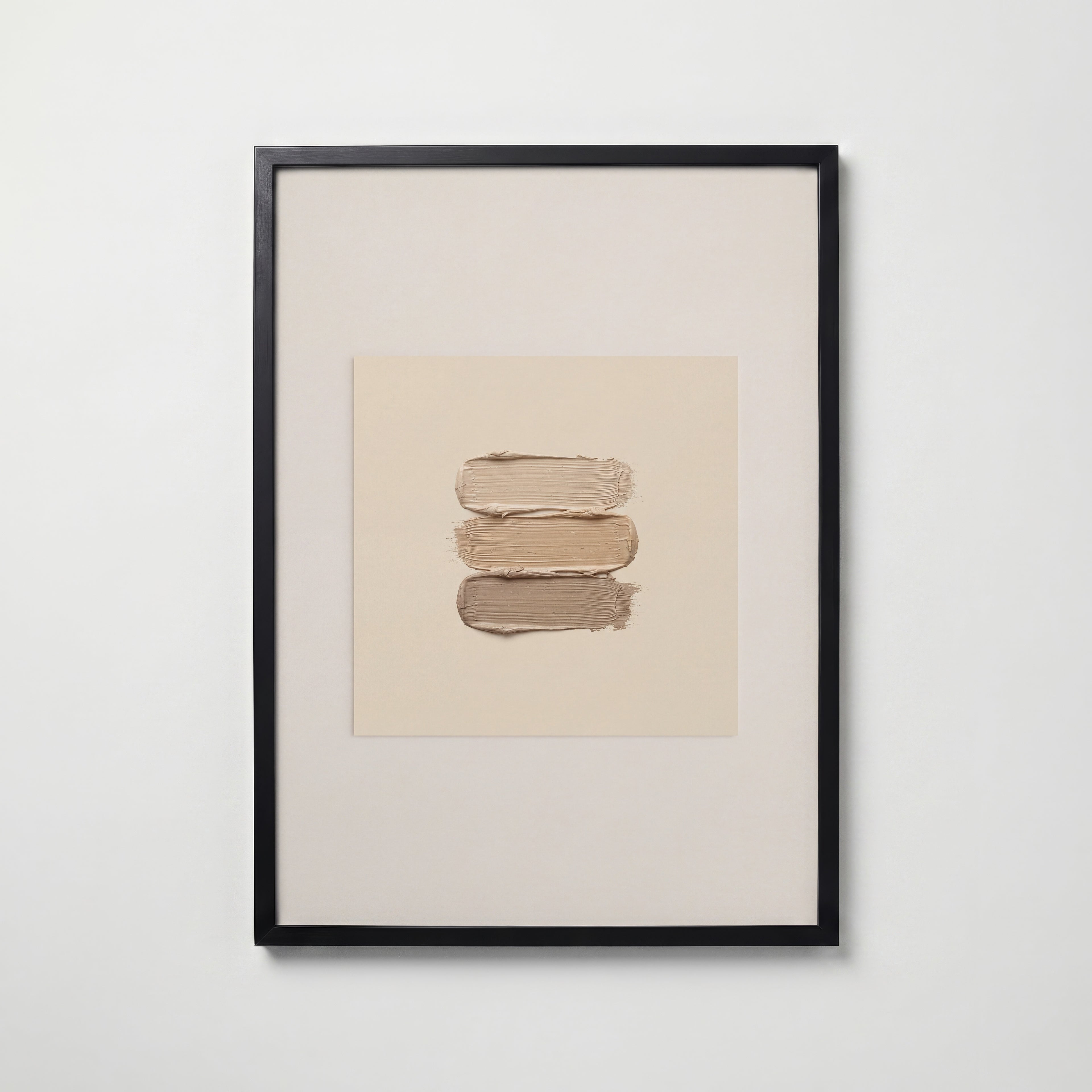 Oat Bands Poster – svart ram