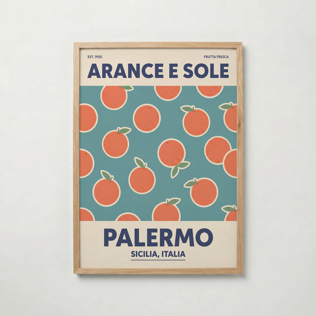 Sicilian Oranges Poster – ekram