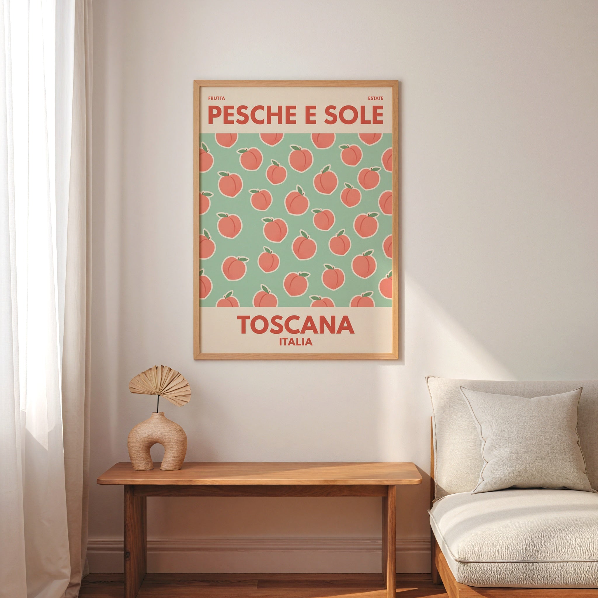 Tuscan Peaches Poster – i rum 4