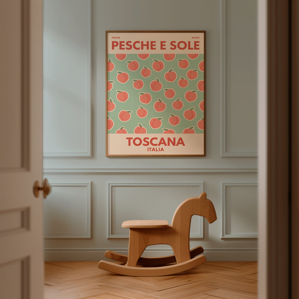 Tuscan Peaches Poster – i rum 5