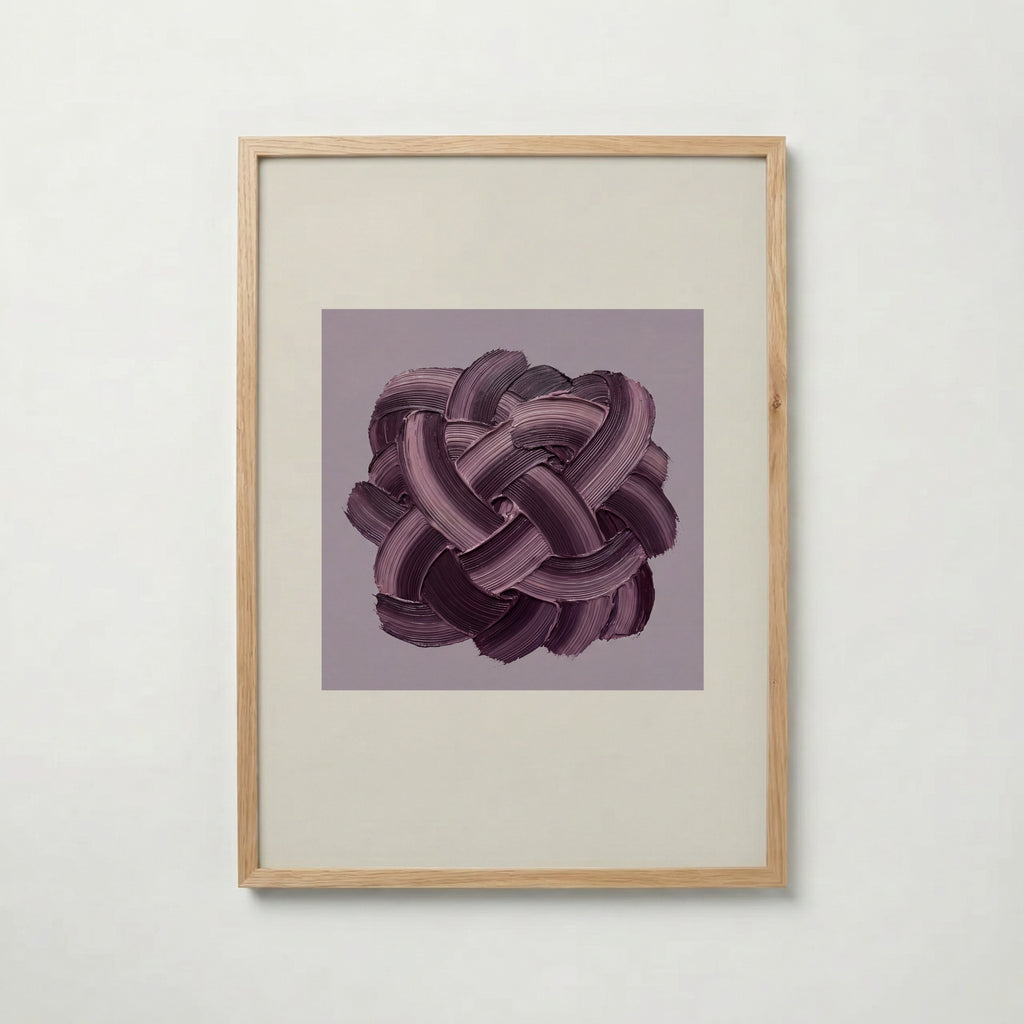 Plum Knot Poster – ekram