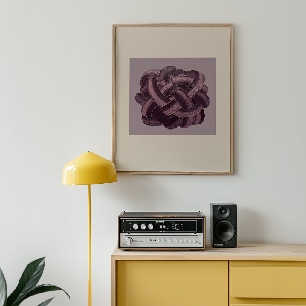 Plum Knot Poster – i rum 3