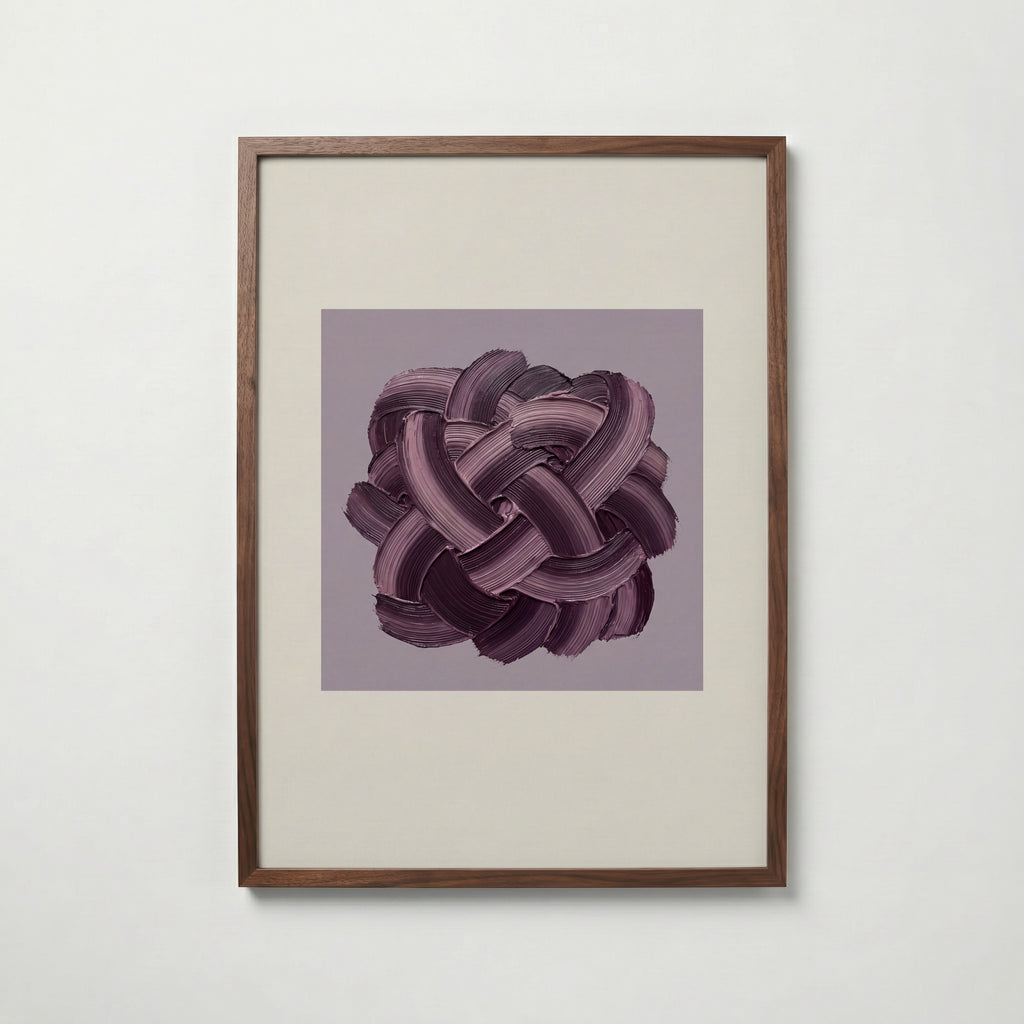 Plum Knot Poster – valnötsram